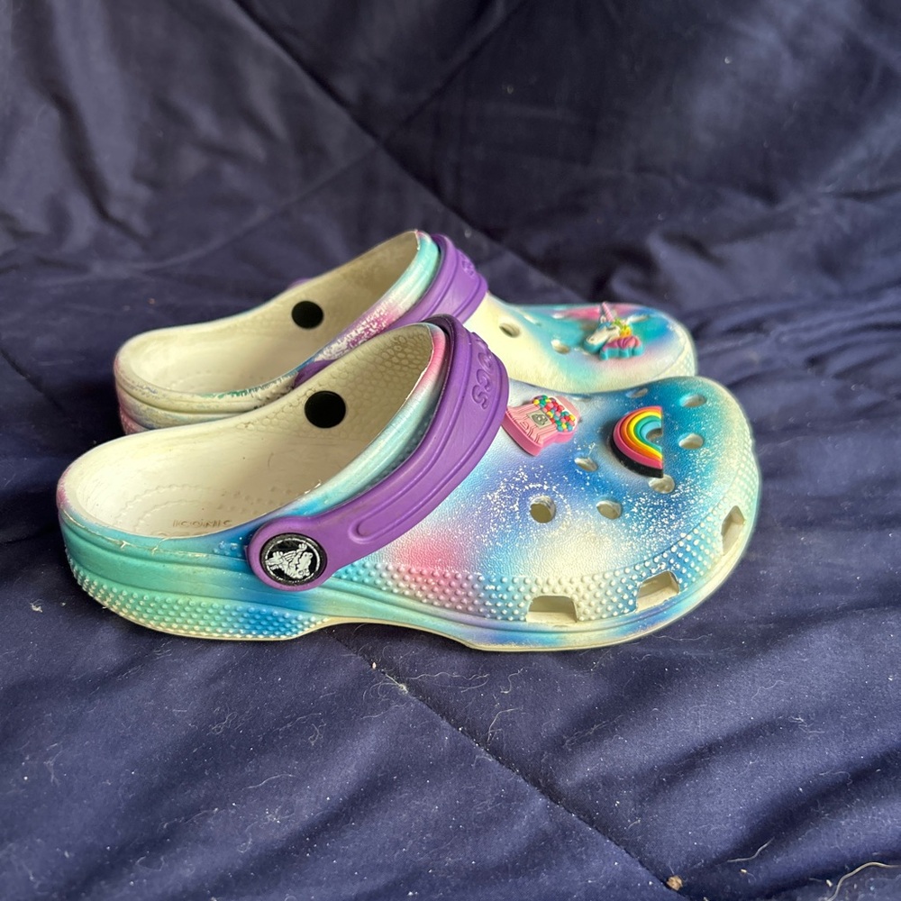 Kids CROCS Rainbow! - Picture 1 of 3